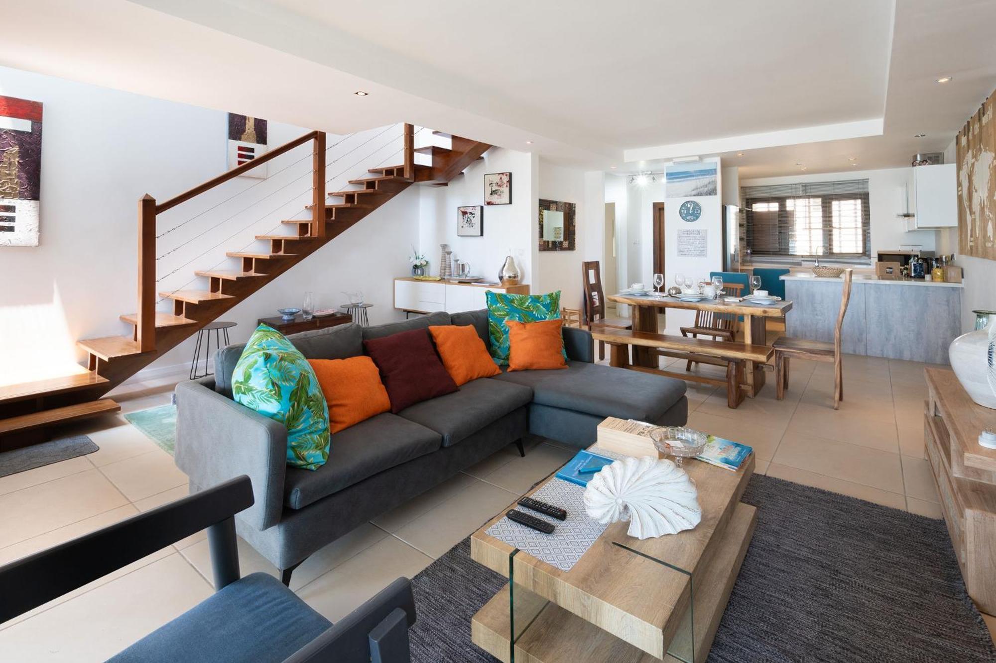 קאפ מאלורו Luxury Beachfront Duplex, Coin De Mire View / 3Bed מראה חיצוני תמונה